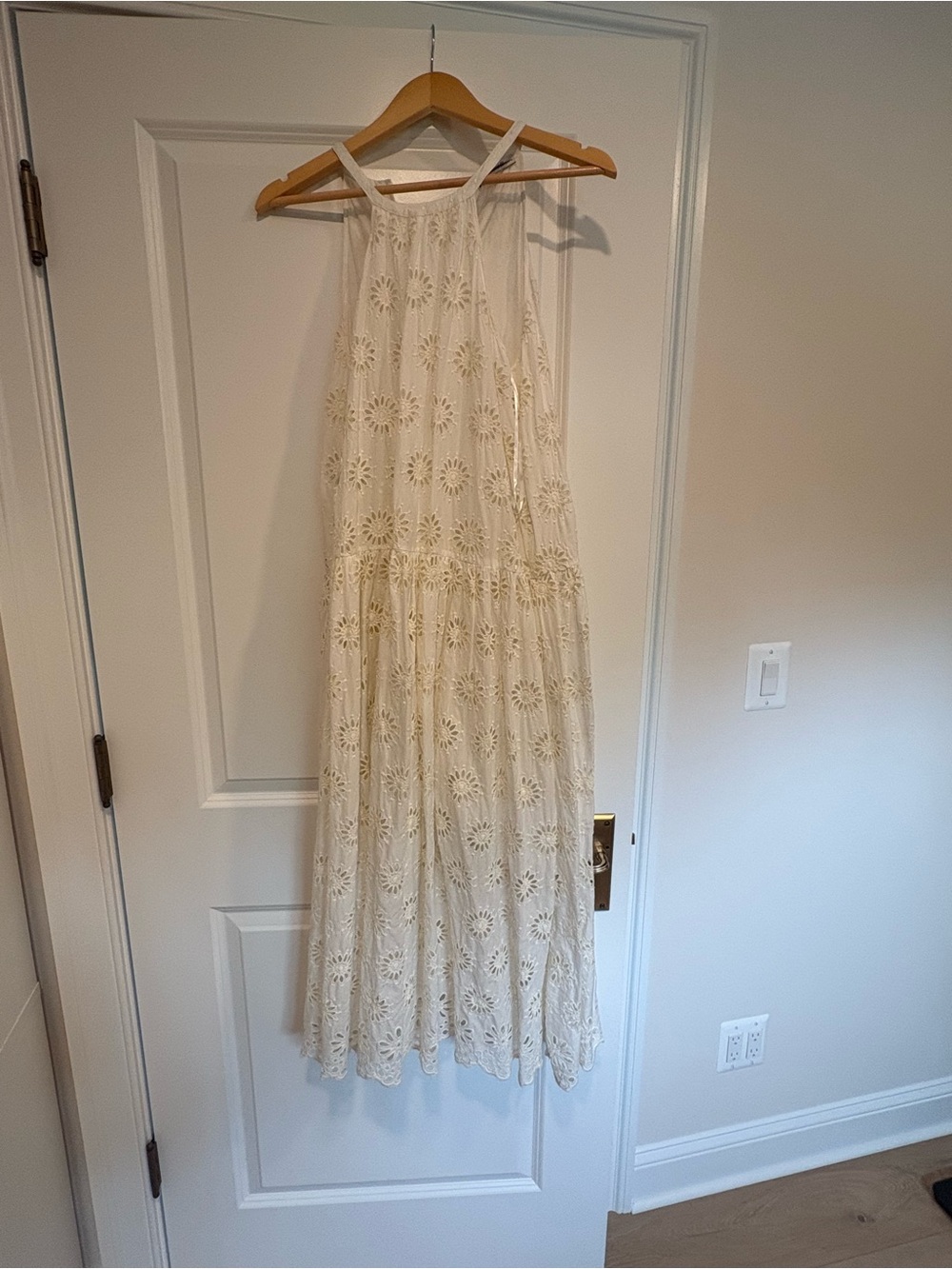 Madewell Eyelet Drop waist Maxi Dress | Size Medium - Picture 5 of 8